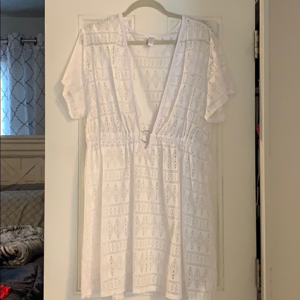 Tropical Escape 🌴 Bathing Suit CoverUp Dress
